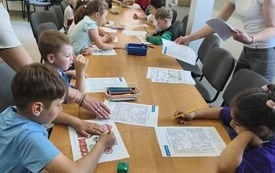 Klasa 0a w bibliotece  1