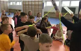 Karnawałowe zabawy integracyjne 16