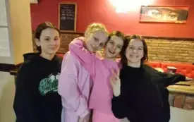 Wyjazd klas piątych do kina i do kręgielni 2