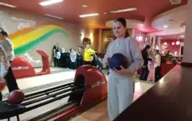 Wyjazd klas piątych do kina i do kręgielni 8
