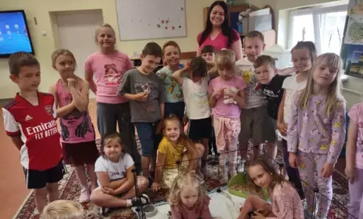 klasa na zajęciach 