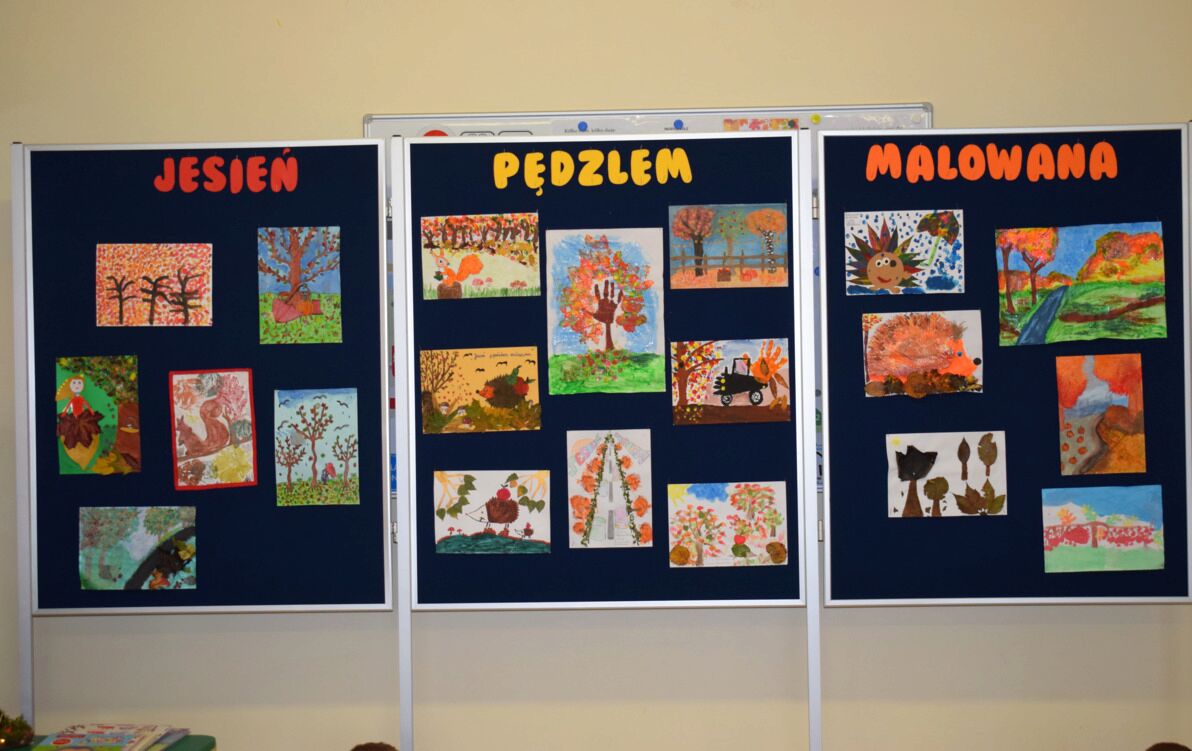 Zdjęcie do  Rozstrzygniecie Przedszkolnego Konkursu Plastycznego &bdquo;Jesień pędzlem malowana&rdquo;