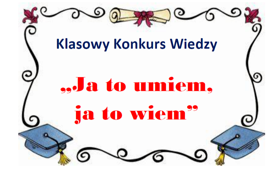 Zdjęcie do Konkurs wiedzy "Ja to umiem, ja to wiem"
