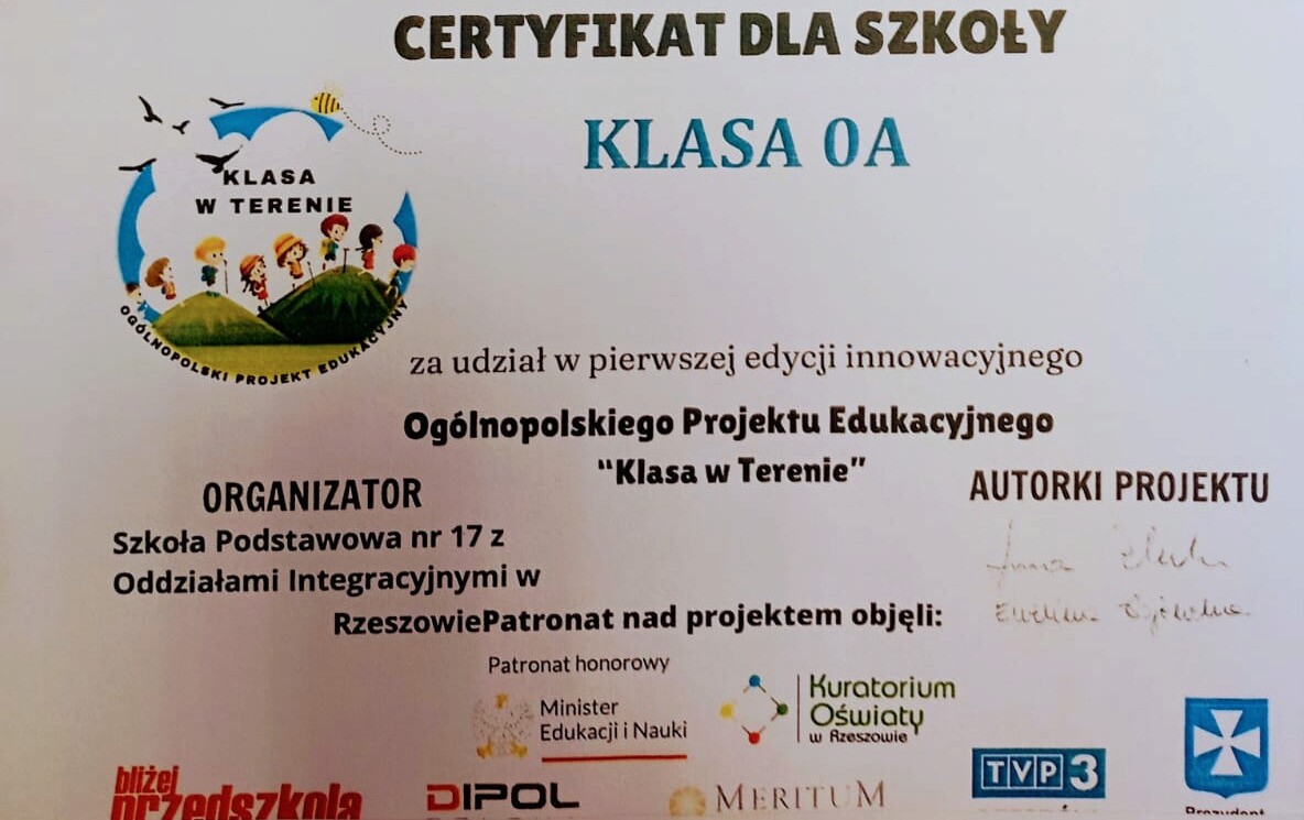 Zdjęcie do Zakończenie projektu edukacyjnego "Klasa w terenie"-2023/2024