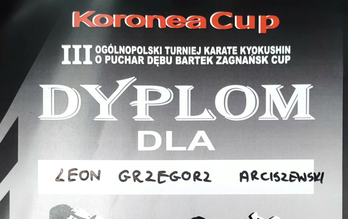 Zdjęcie do &nbsp;I miejsce w&nbsp;Og&oacute;lnopolskim Turnieju Karate Kyokushin