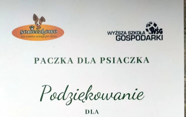 Zdjęcie do "Paczka dla psiaczka"