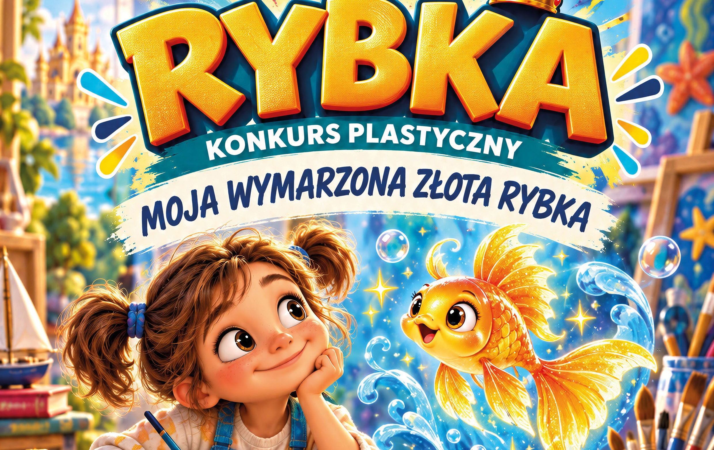 Zdjęcie do Konkurs plastyczny - Moja wymarzona złota rybka