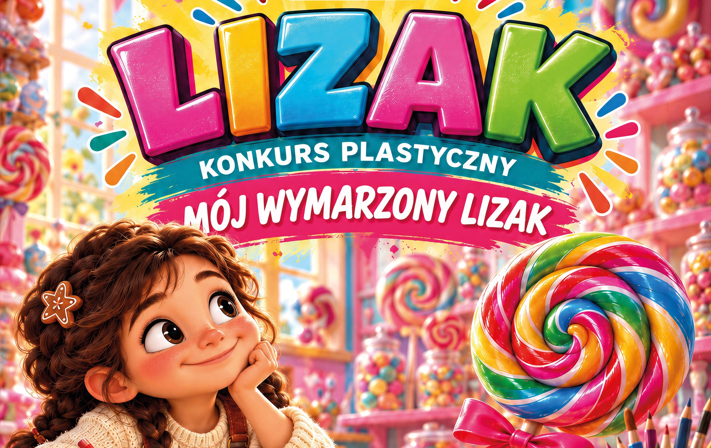 Zdjęcie do Konkurs plastyczny - M&oacute;j wymarzony lizak