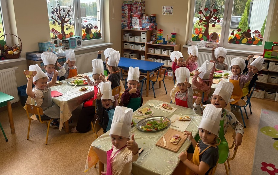 Warsztaty kulinarne dla przedszkolaków w Szkole Podstawowej w Elk