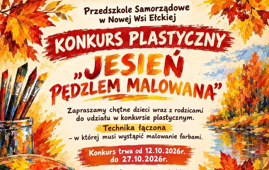 Konkurs plastyczny dla przedszkolaków